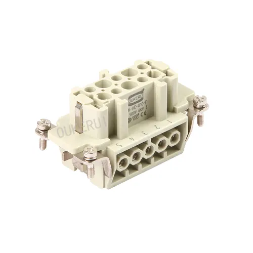 10 Pin 16A 500V Heavy Duty Connector Female ထည့်သွင်းခြင်း။