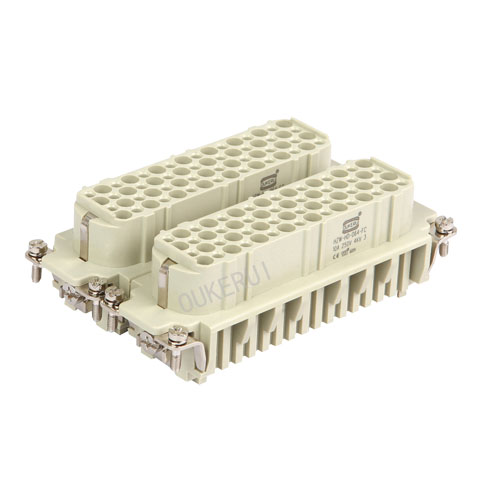 128 Pin Heavy Duty Connector Female ထည့်သွင်းခြင်း။