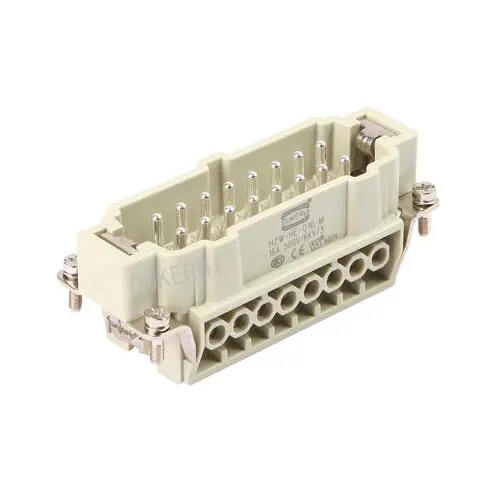 16 Pin 16A 500V Heavy Duty Connector Male ထည့်သွင်းပါ။