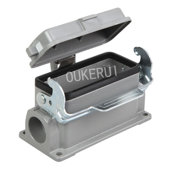 16B Surface Mounting Single Lever ကို ပလပ်စတစ်ကာဗာဖြင့် Heavy Duty Connector Housings