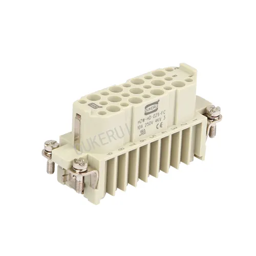 25 Pin 10A Heavy Duty Connector Female ထည့်သွင်းခြင်း။