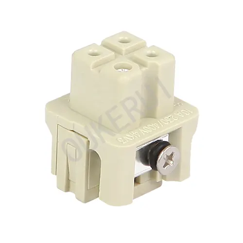 3 Pin 10A 230/400V Heavy Duty Connector Female ထည့်သွင်းပါ