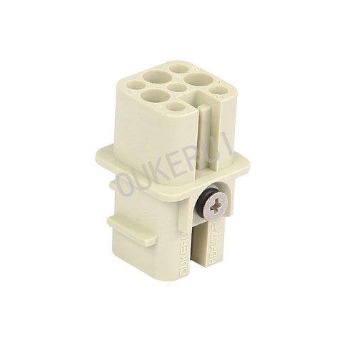 7 Pin 10A Heavy Duty Connector Female ထည့်သွင်းခြင်း။