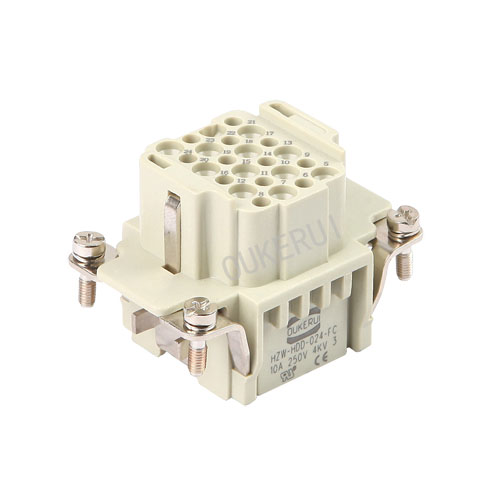 DD 24 250V 10AHeavy Duty Connector Female ထည့်သွင်းခြင်း။